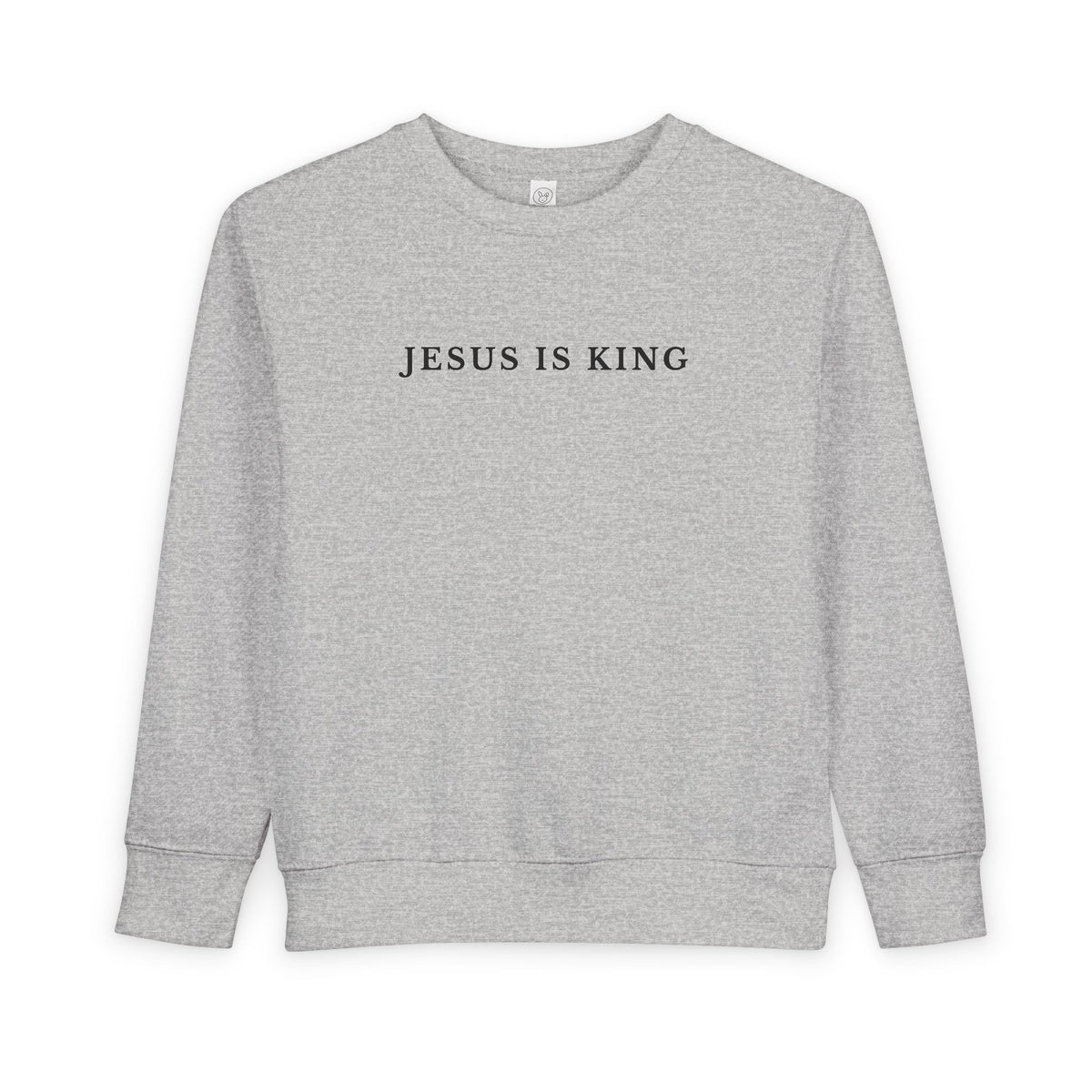 Toddler “Jesus Is King” Christian Sweatshirt