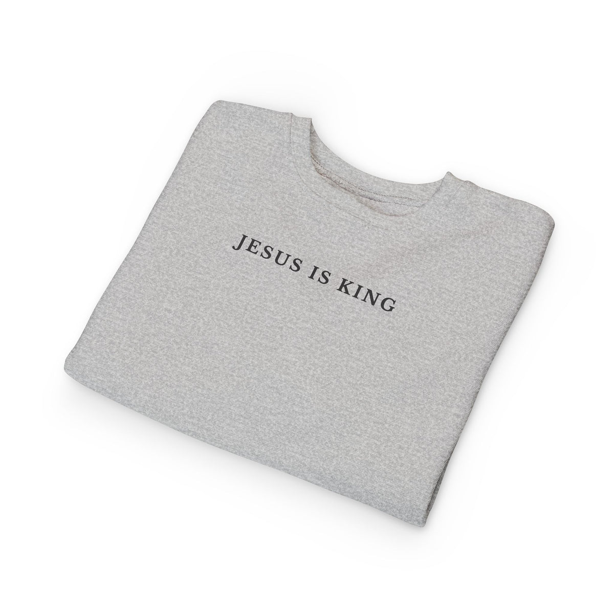 Toddler “Jesus Is King” Christian Sweatshirt